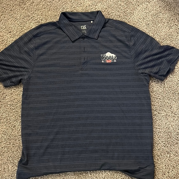 Cutter & Buck “Coors Banquet” Navy Golf Polo - Picture 1 of 2